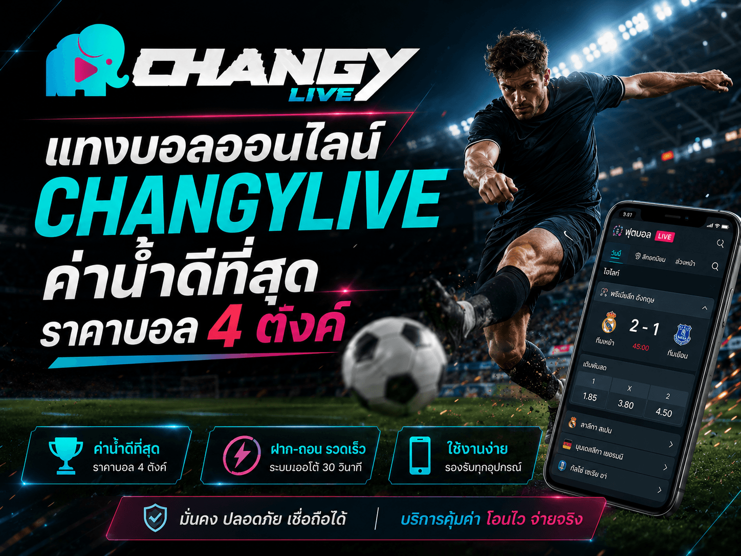 แทงบอลออนไลน์ CHANGYLIVE