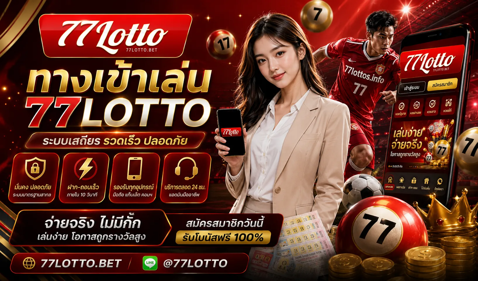 ทางเข้าเล่น 77LOTTO
