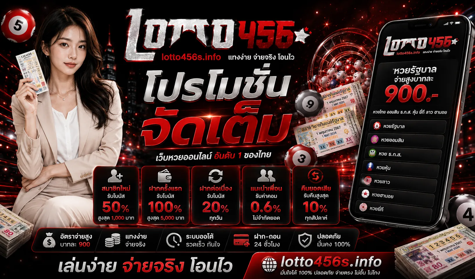 โปรโมชั่น LOTTO456