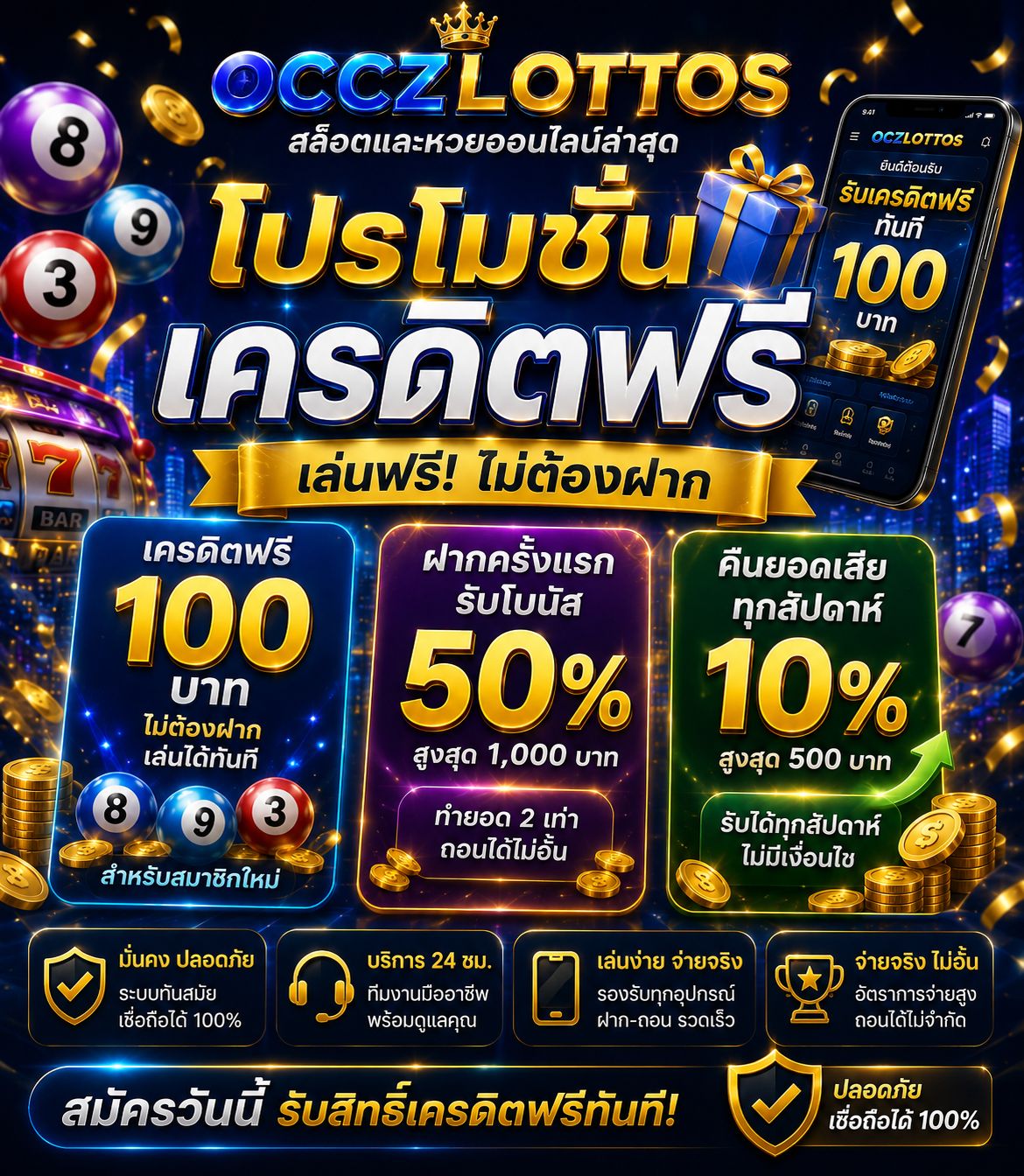 รวมโปรโมชั่น OCZLOTTOS