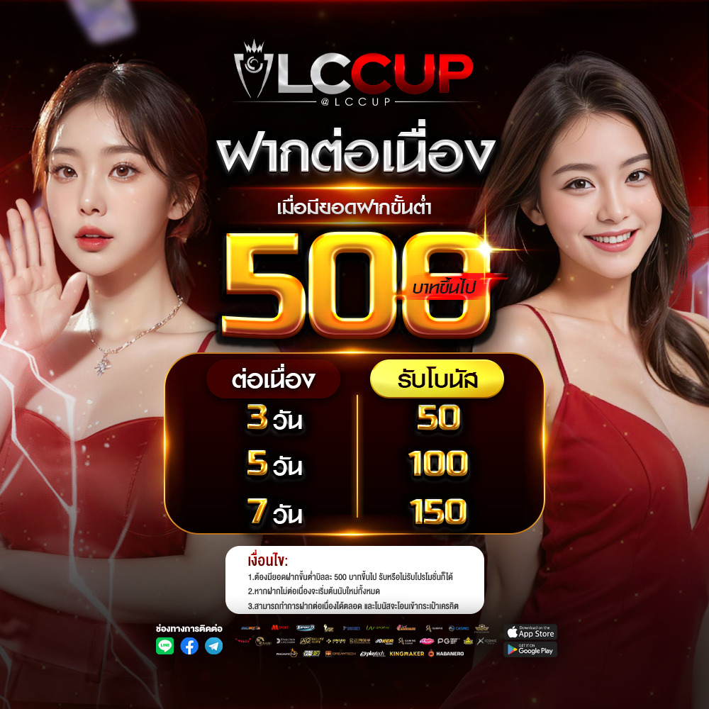 promotion lccup ฝากต่อ